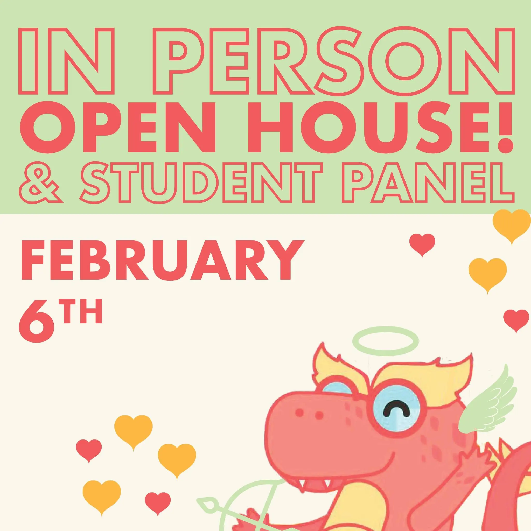 Sign up for our in-person Open House!